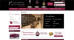 Desktop Screenshot of cave-a-vins-saumur.com