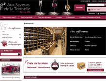 Tablet Screenshot of cave-a-vins-saumur.com